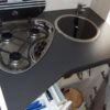 Espace cuisine camping car Capucine Chausson 7 places - EVAGO Location camping car